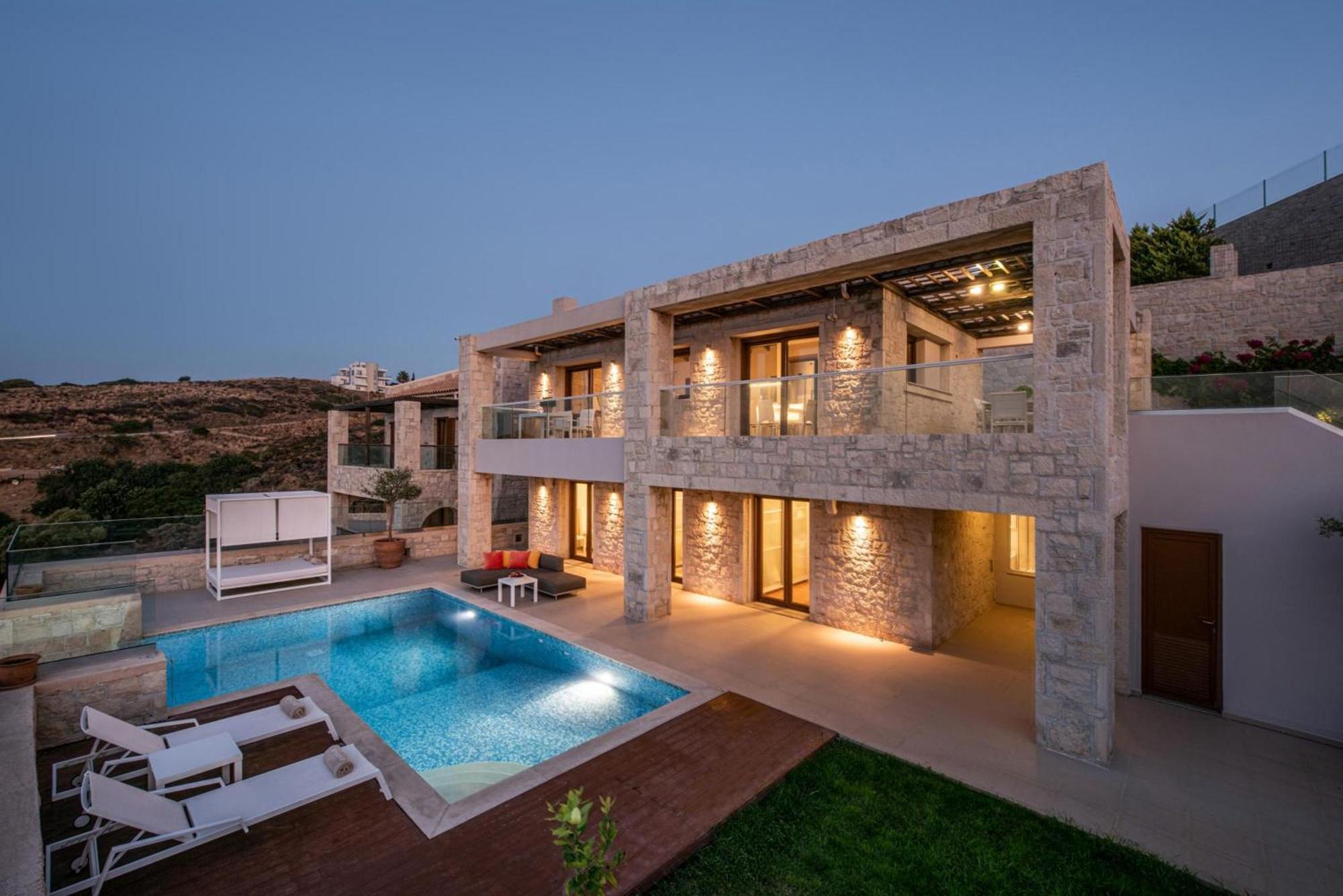 Omega House In Crete Villa Ligaria  Exteriör bild