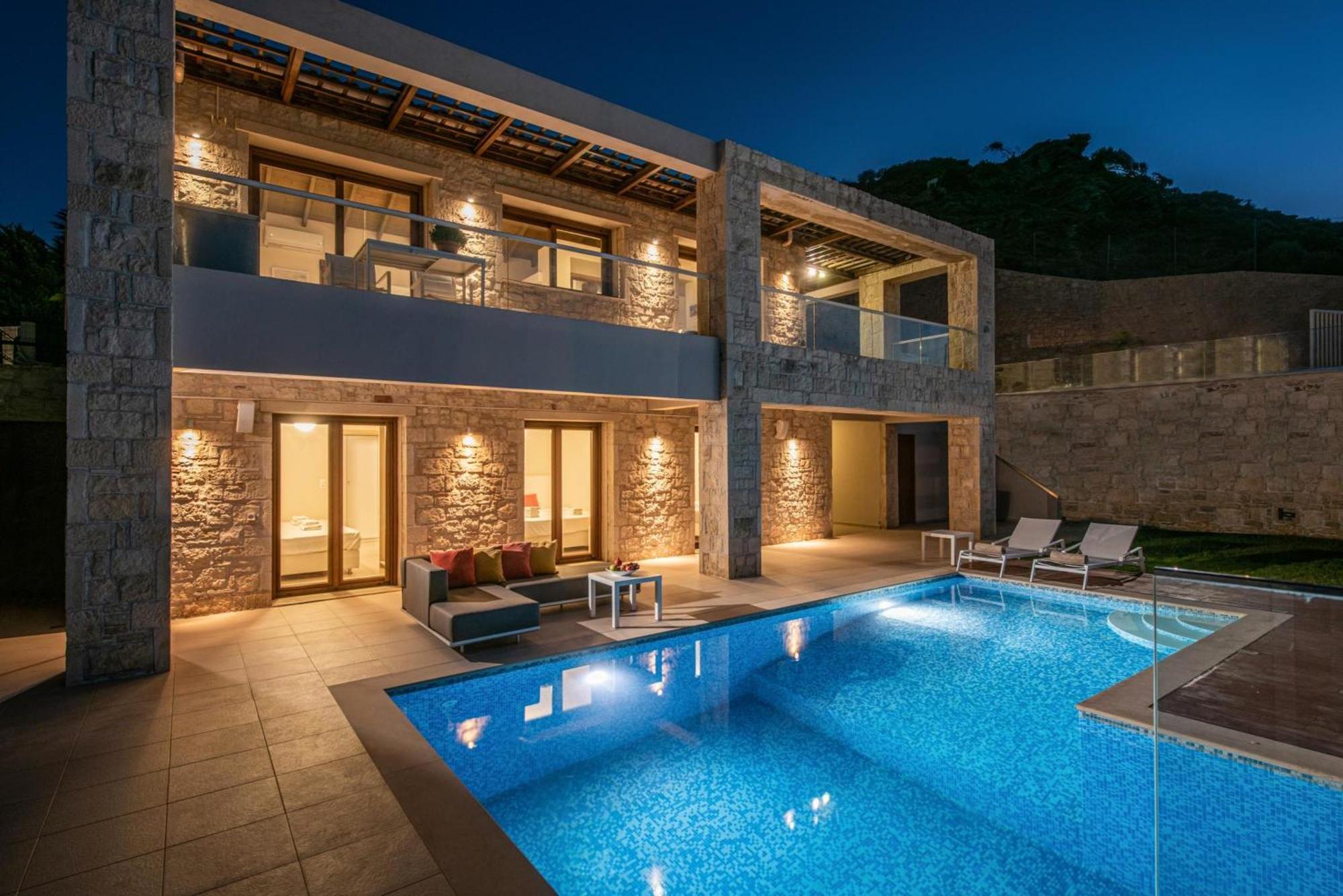 Omega House In Crete Villa Ligaria  Exteriör bild