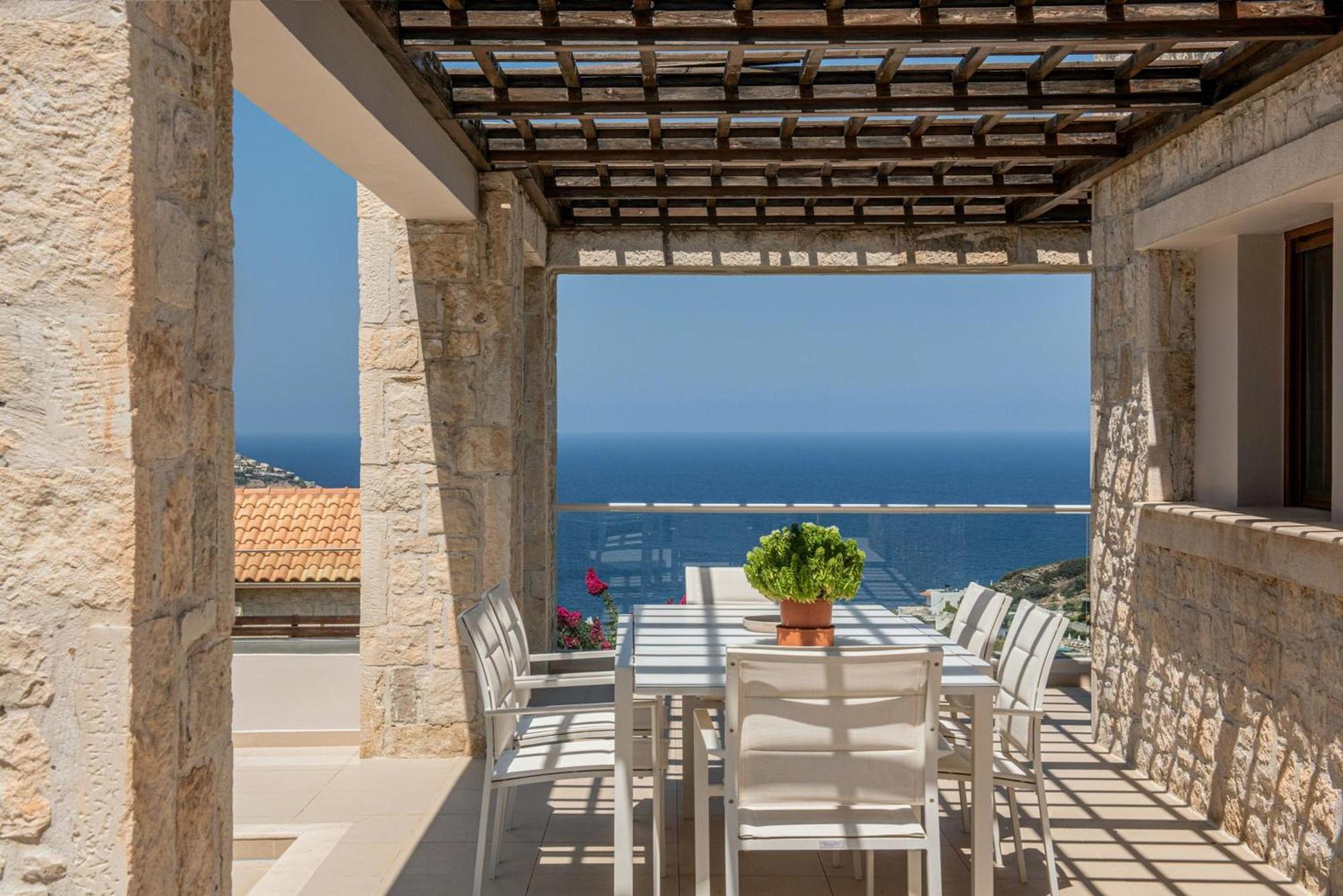 Omega House In Crete Villa Ligaria  Exteriör bild